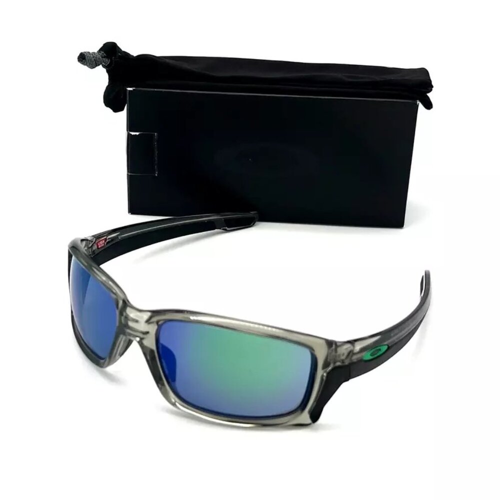 OAKLEY STRAIGHTLINK OO9331-03 Gray Ink / Jade Iridium 58mm Sunglasses